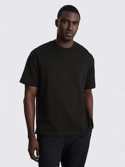 MOSS Black Heavy Weight Cotton T-Shirt - Image 1 of 4