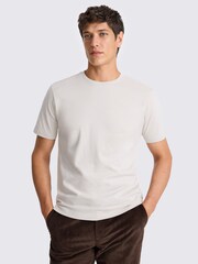 MOSS Natural Crew Neck T-Shirt - Image 1 of 4