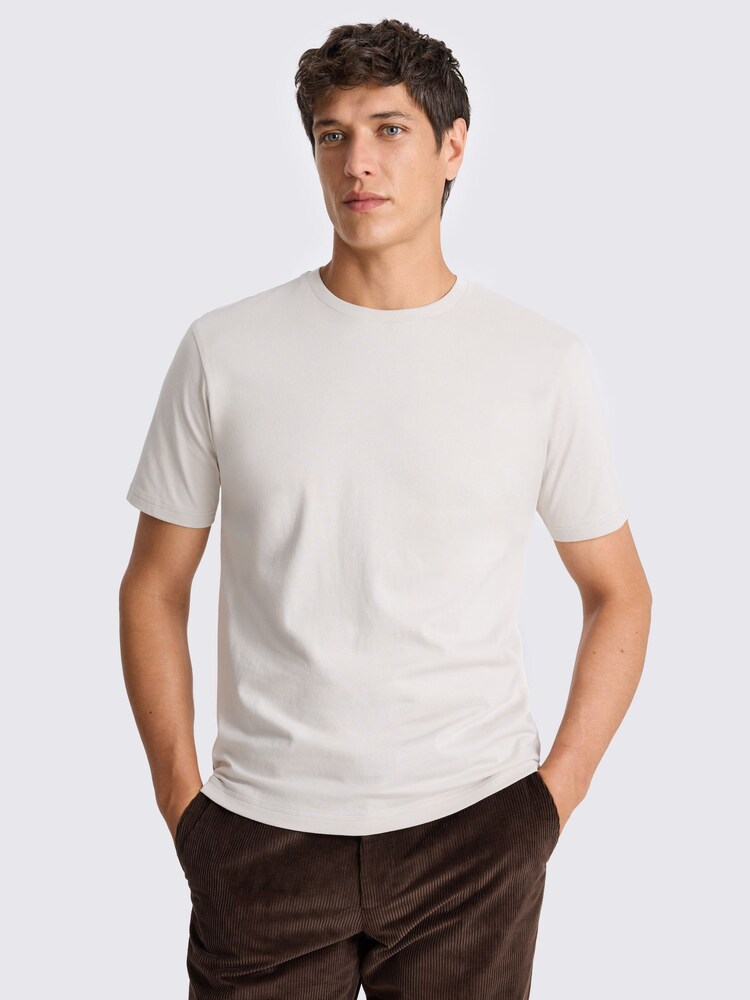 MOSS Natural Crew Neck T-Shirt - Image 1 of 4