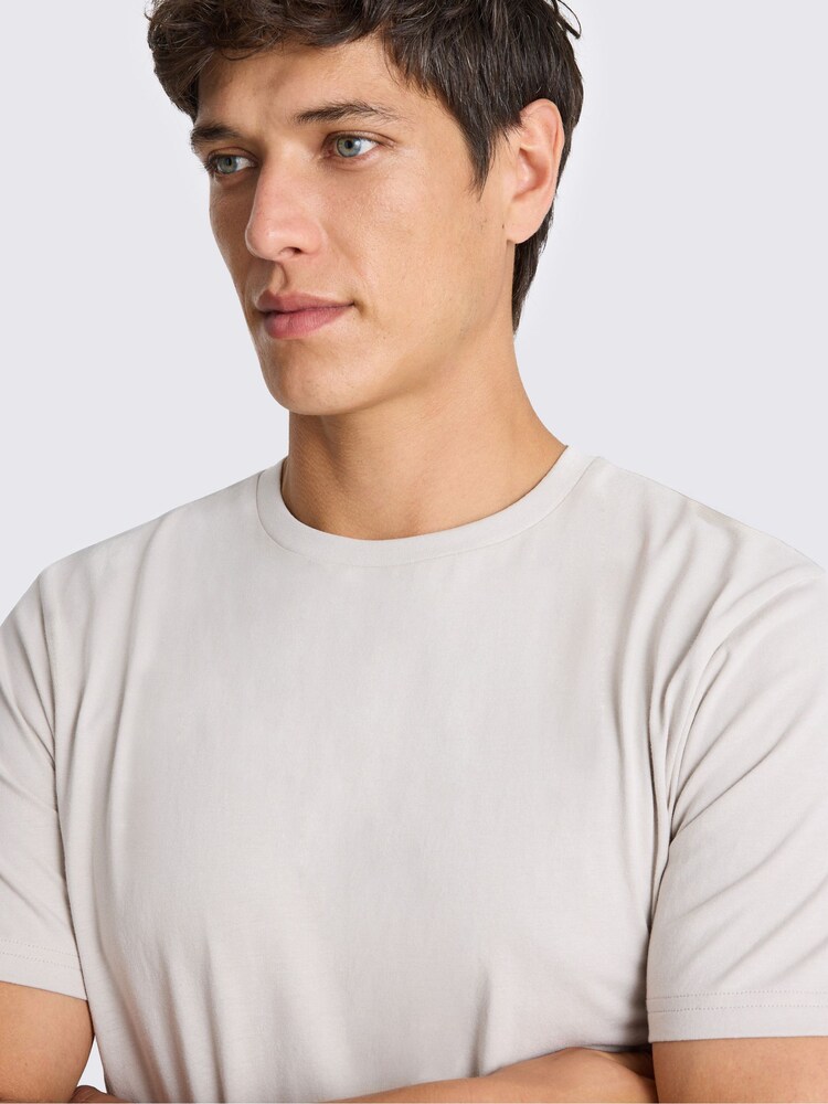 MOSS Natural Crew Neck T-Shirt - Image 2 of 4