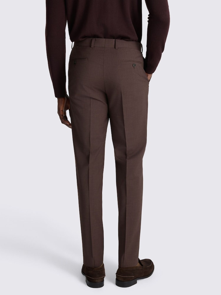 MOSS Purple Performance Tailored Fit Suit Trousers - Image 2 of 3