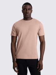 MOSS Light Mauve Crew Neck T-Shirt - Image 1 of 4