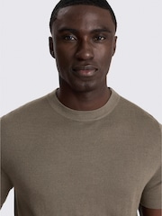 MOSS Brown Merino T-Shirt - Image 3 of 4