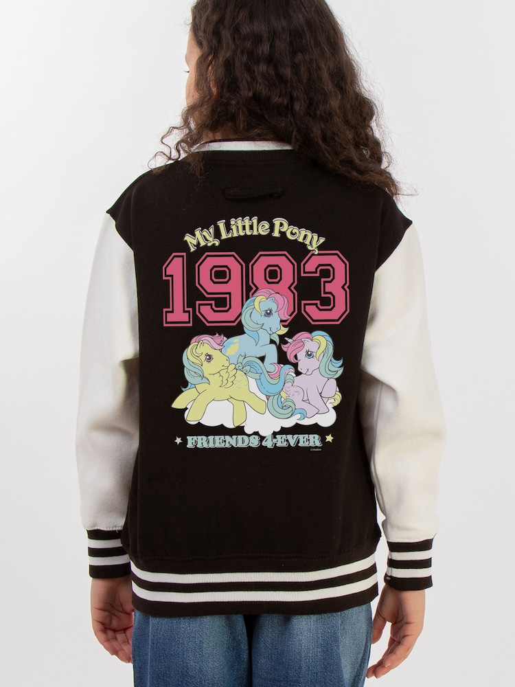 Brands In Black My Little Pony Varsity Jacket - Image 1 of 5 Brands In Black My Little Pony Varsity Jacket - Image 1 of 5