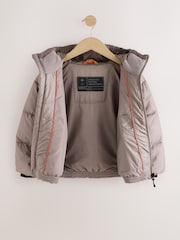 Grey Shower Resistant Padded Coat (3-16yrs) - Image 7 of 10