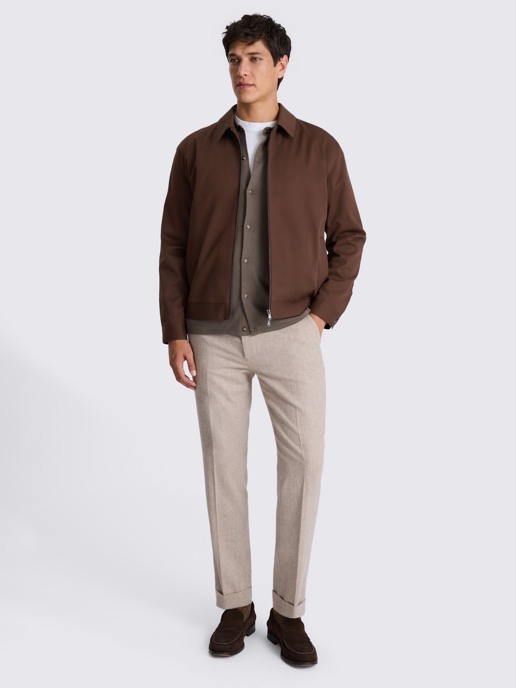 Comprar Castaño oscuro - Chaqueta Harrington MOSS from Next Spain