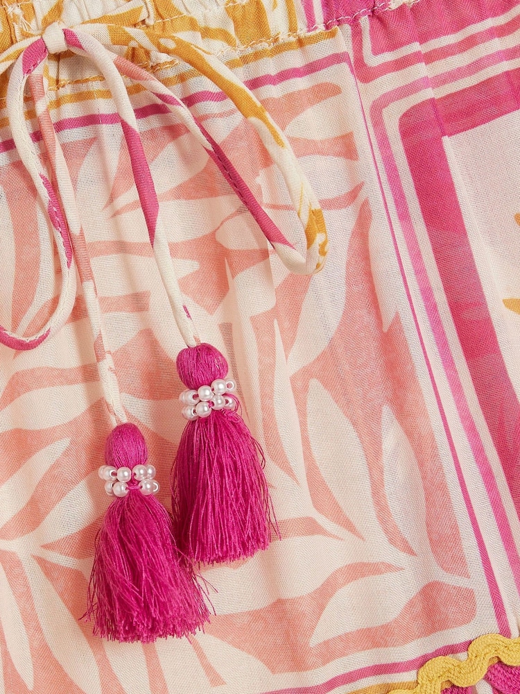 River Island Pink Postcard Aysmmetric Top & Maxi Skirt Set - Image 5 of 5 River Island Pink Postcard Aysmmetric Top & Maxi Skirt Set - Image 5 of 5