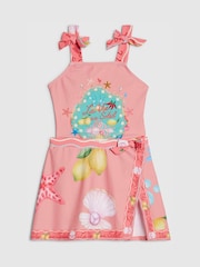 River Island Pink Under The Sea Swimsuit & Skirt Set - Image 3 of 5