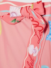 River Island Pink Under The Sea Swimsuit & Skirt Set - Image 4 of 5