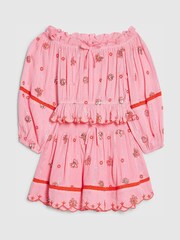 River Island Pink Embellished Frill Top & Skirt Set - Image 3 of 5