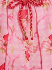 River Island Pink Strawberry Puff Sleeve Top & Rara Skirt Set - Image 3 of 4