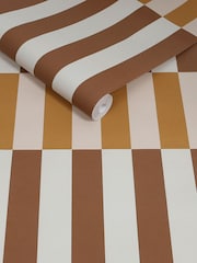 MADE.COM Ochre Terri A4 Wallpaper Sample - Image 3 of 4