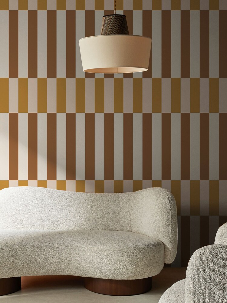 MADE.COM Ochre Terri A4 Wallpaper Sample - Image 4 of 4 MADE.COM Ochre Terri A4 Wallpaper Sample - Image 4 of 4