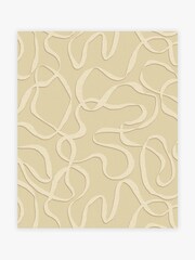 MADE.COM Ecru Limewash Shae A4 Wallpaper Sample - Image 1 of 2