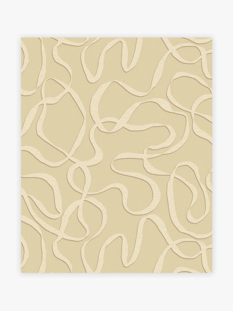 MADE.COM Ecru Limewash Shae A4 Wallpaper Sample - Image 1 of 2