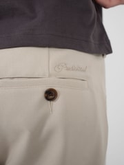 Prohibited Cream Redline Double Pleated Trousers - Image 4 of 5