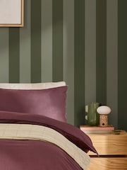 MADE.COM Moss Demi Wide Stripe A4 Wallpaper Sample - Image 4 of 4