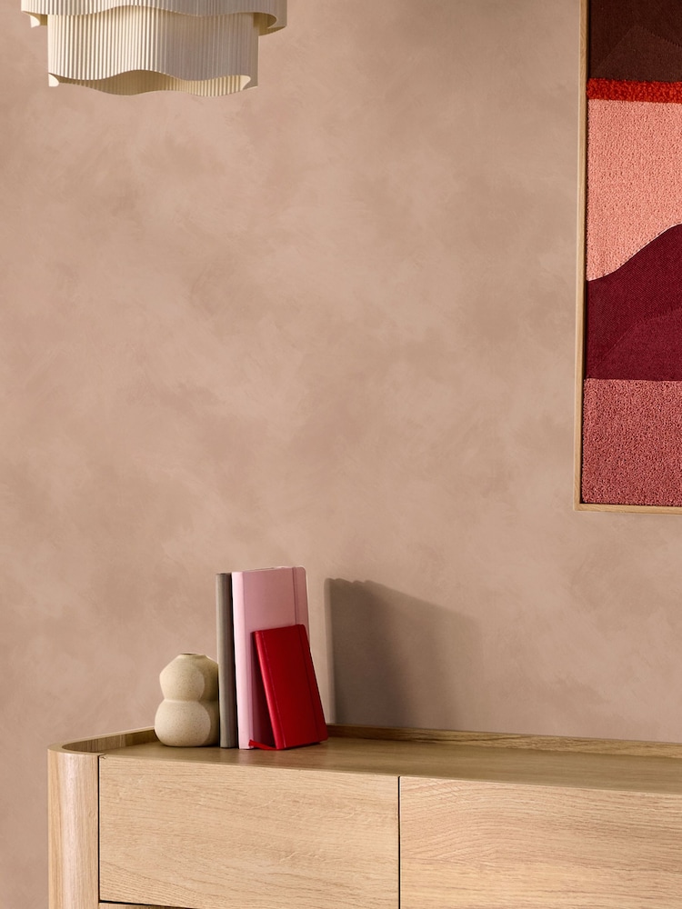 MADE.COM Blush Limewash Shae A4 Wallpaper Sample - Image 4 of 4