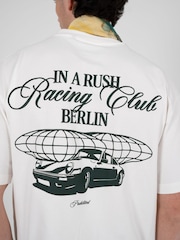 Prohibited White In A Rush T-Shirt - Image 4 of 6