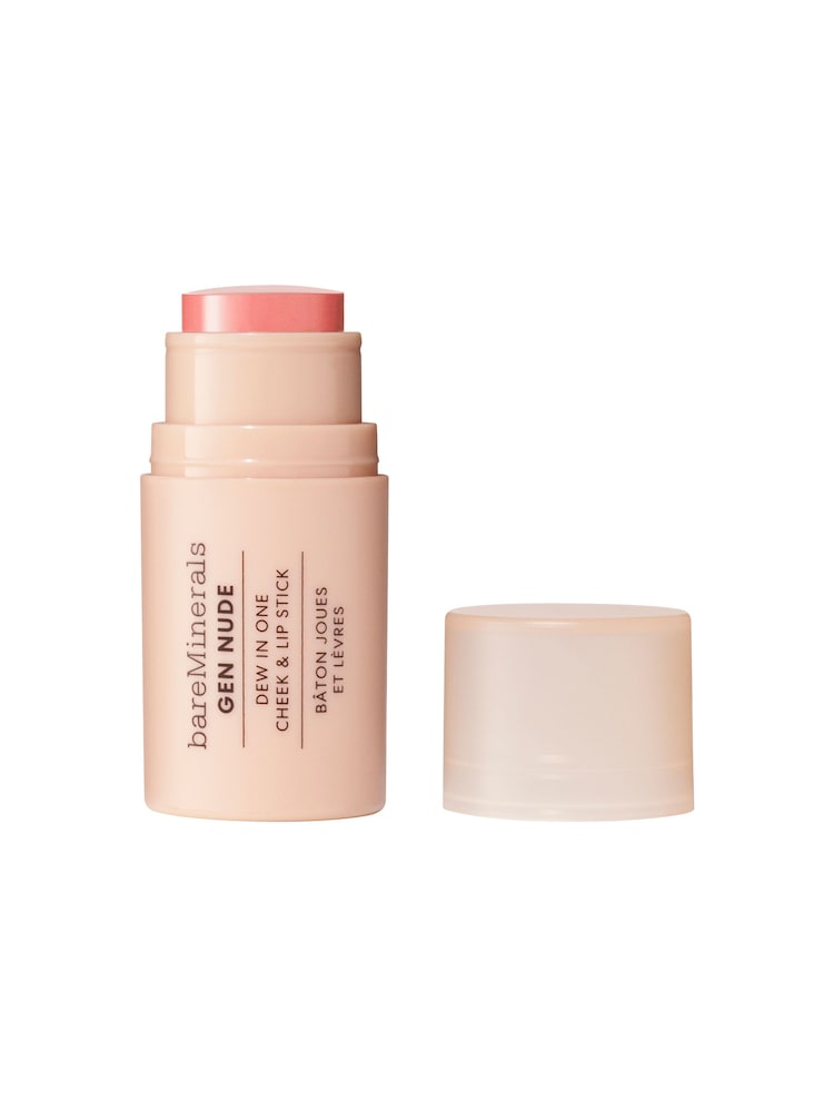 bareMinerals GEN NUDE Dew in One Cheek + Lip Stick - Image 1 of 8 bareMinerals GEN NUDE Dew in One Cheek + Lip Stick - Image 1 of 8