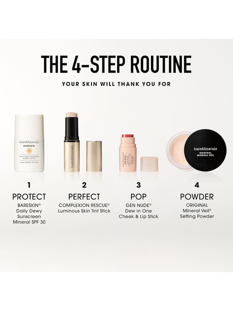 bareMinerals GEN NUDE Dew in One Cheek + Lip Stick - Image 8 of 8 bareMinerals GEN NUDE Dew in One Cheek + Lip Stick - Image 8 of 8