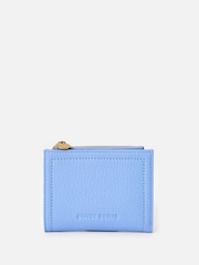 Oliver Bonas Sky Blue Kinley Zipped Purse - Image 1 of 6