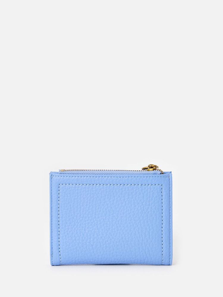 Oliver Bonas Sky Blue Kinley Zipped Purse - Image 2 of 6 Oliver Bonas Sky Blue Kinley Zipped Purse - Image 2 of 6