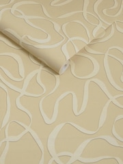 MADE.COM Linen Varri 10M Wallpaper - Image 3 of 4