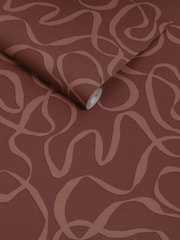 MADE.COM Purple Varri 10M Wallpaper - Image 3 of 4