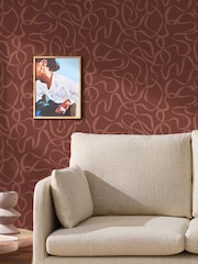 MADE.COM Purple Varri 10M Wallpaper - Image 4 of 4