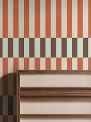 MADE.COM Mint Orange Terri 10M Wallpaper - Image 4 of 4