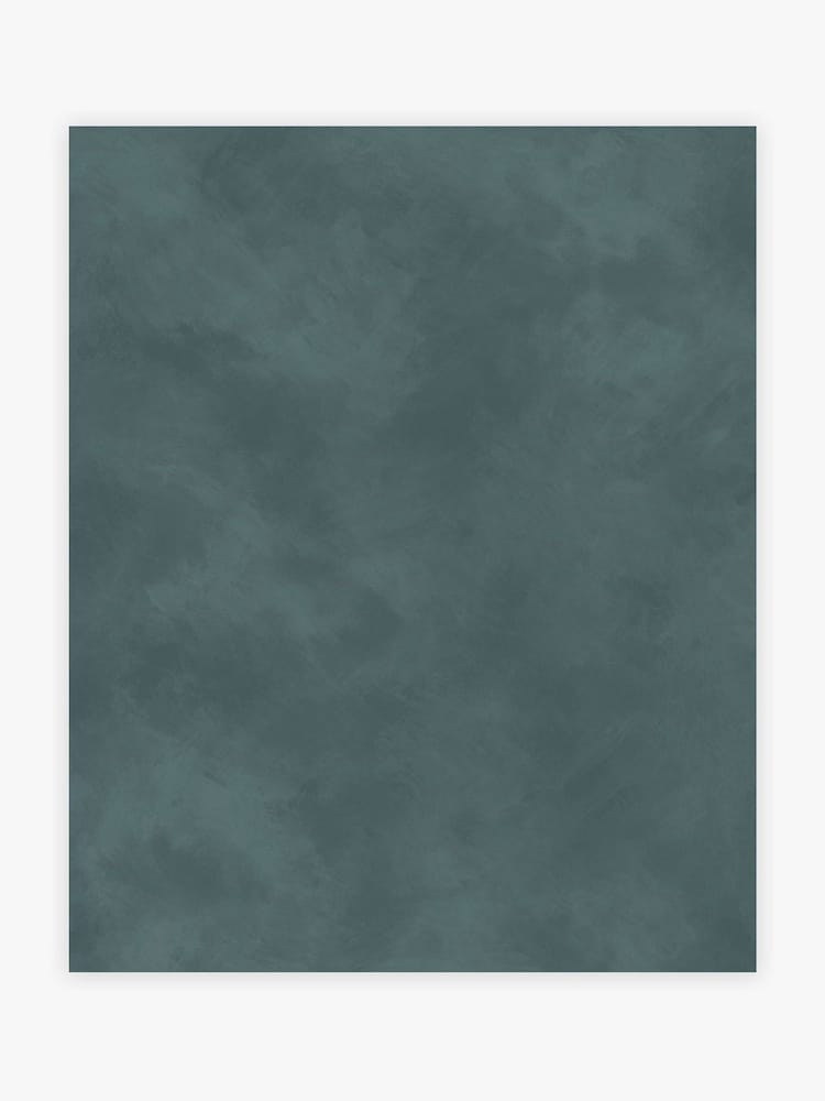 MADE.COM Teal Limewash Shae 10M Wallpaper - Image 1 of 2