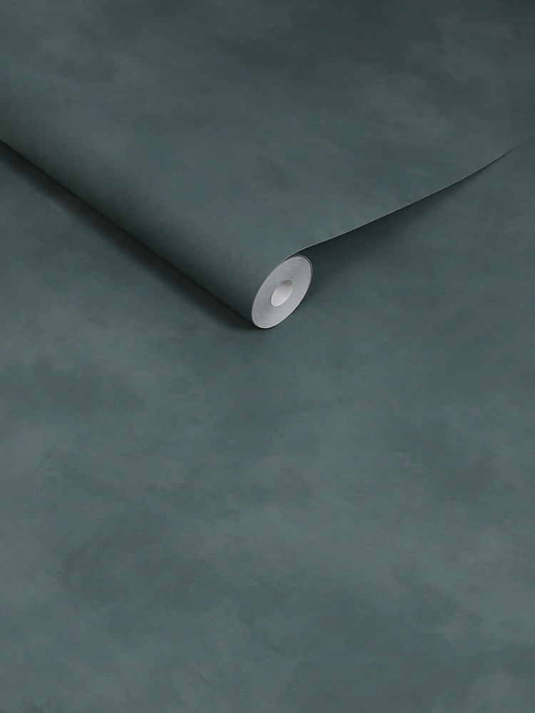 MADE.COM Teal Limewash Shae 10M Wallpaper - Image 2 of 2