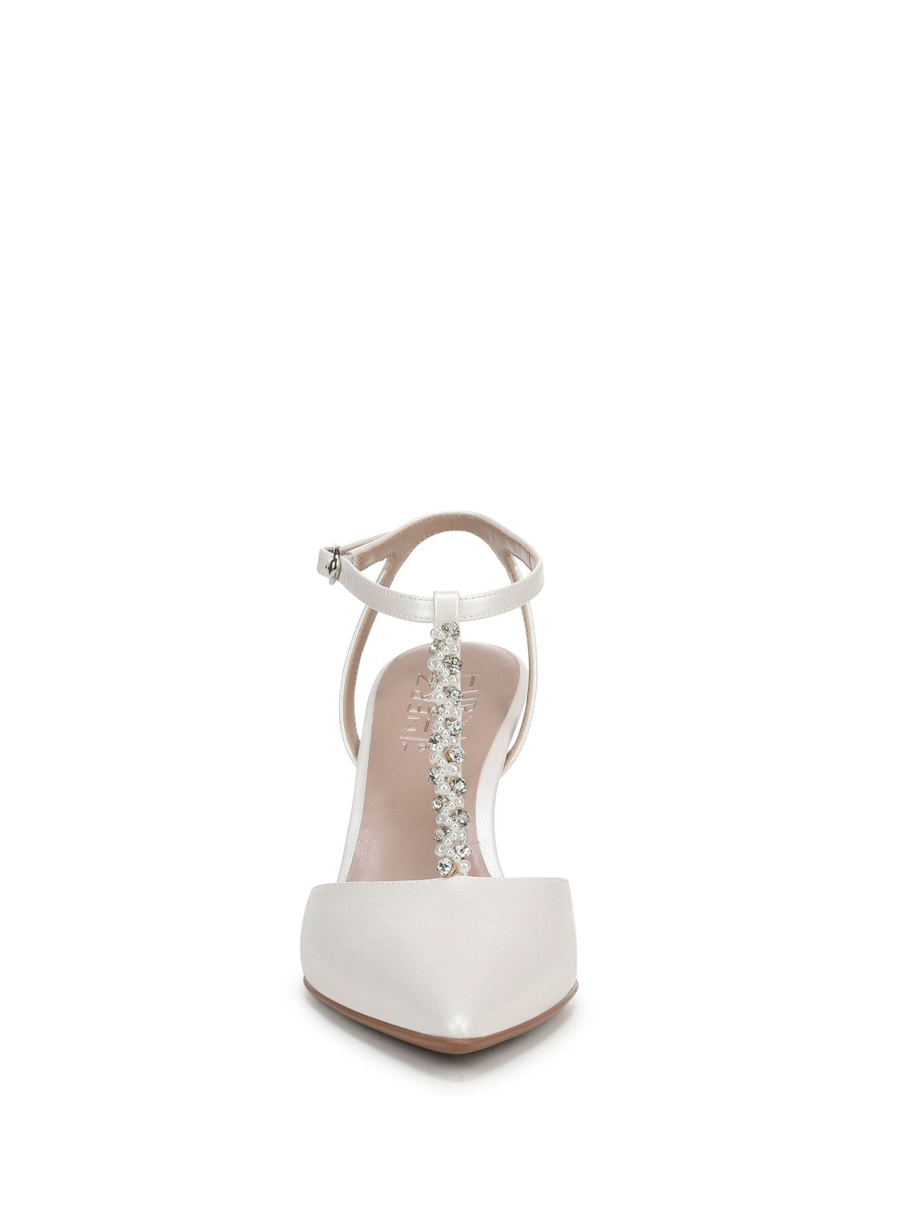 Buy Naturalizer White Astrid-Pearl Wide Fit Ankle Strap Shoes from