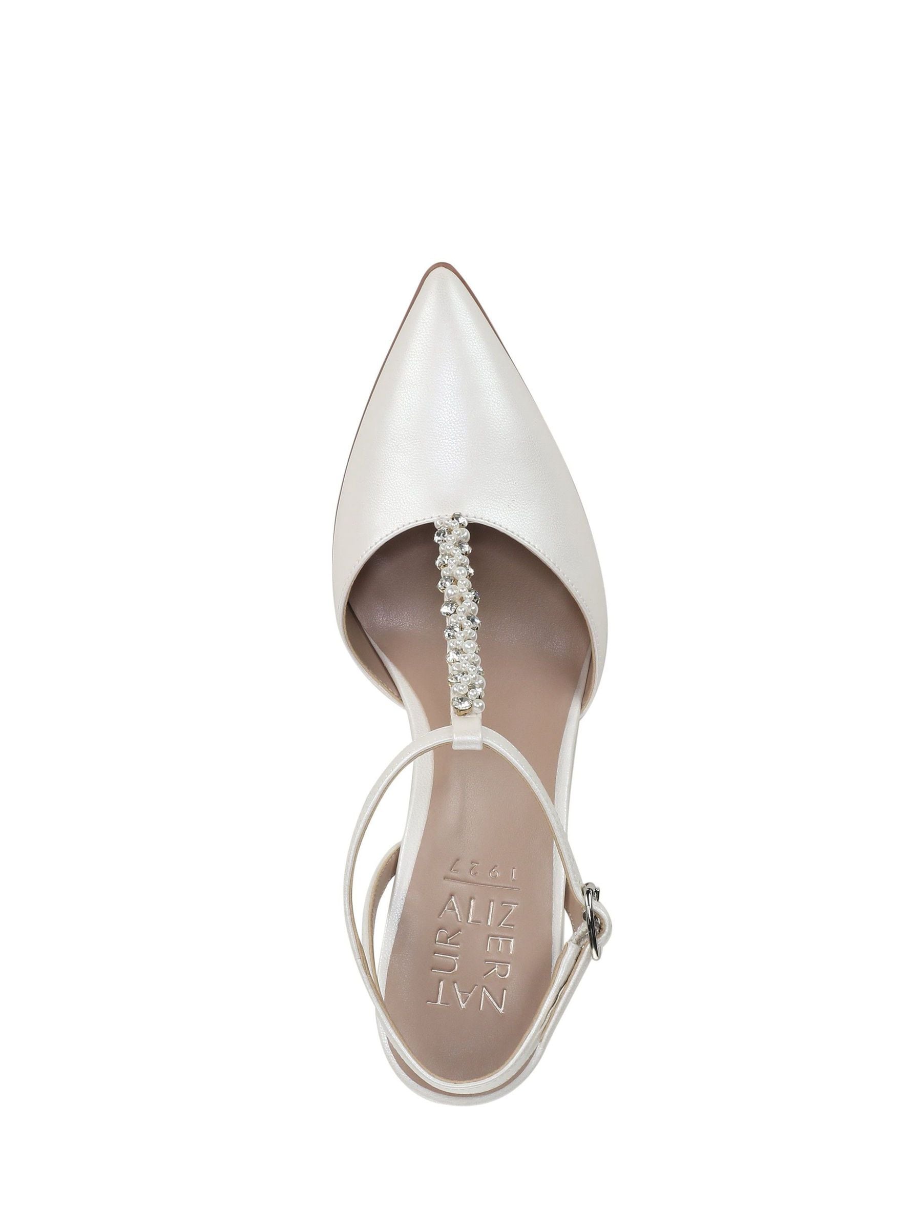 Buy Naturalizer White Astrid-Pearl Wide Fit Ankle Strap Shoes from