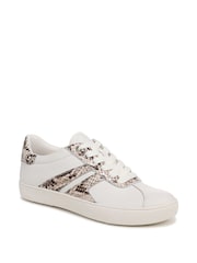 Naturalizer Medina Wide Fit Lace-Up White Trainers - Image 3 of 7