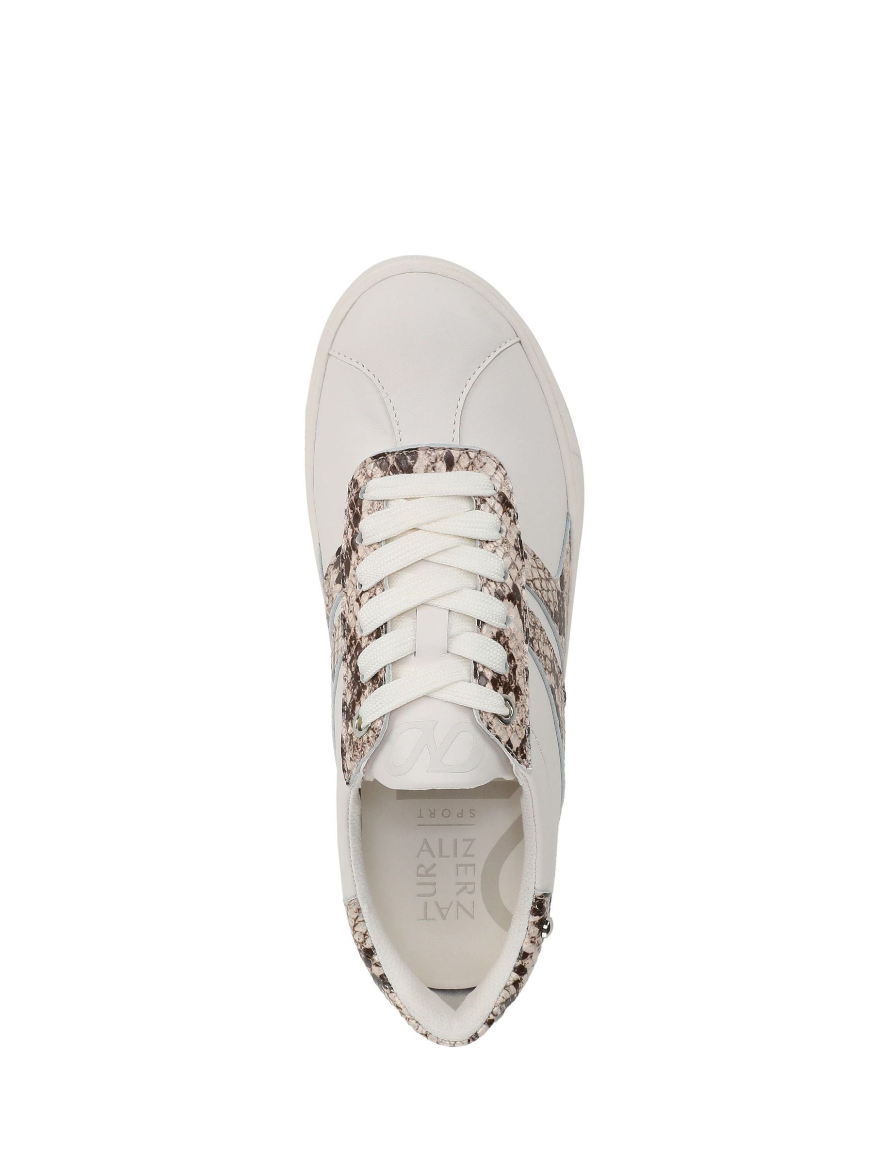Buy Naturalizer White Medina Wide Fit Lace-Up Trainers from Next USA