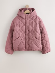 Pink Lightweight Quilted Jacket - Image 4 of 6