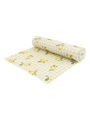 Furn Sage Fruits Lemons Indoor/Outdoor Table Runner - Image 3 of 4