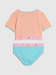 River Island Textured T-Shirt Bikini - Imagen 2 de 4