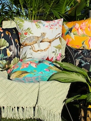 Evans Lichfield Blue Hummingbird Outdoor Cushion - Image 2 of 5