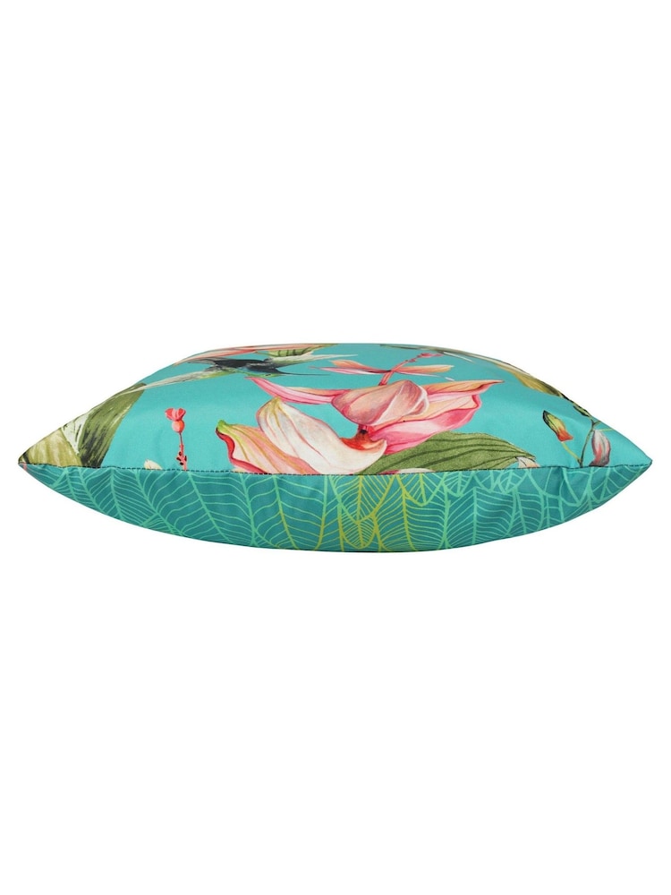 Evans Lichfield Blue Hummingbird Outdoor Cushion - Image 5 of 5 Evans Lichfield Blue Hummingbird Outdoor Cushion - Image 5 of 5