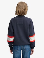 Superdry Navy Blue Preppy Ski Sweatshirt - Image 3 of 7