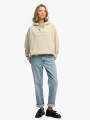 Marrón - Sudadera con capucha informal y relajada Luxe de Superdry - Imagen 4 de 6