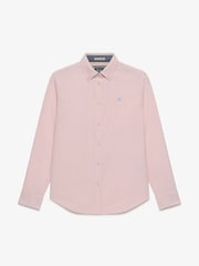Superdry Pink Needle Cord Long Sleeve Shirt - Image 1 of 2