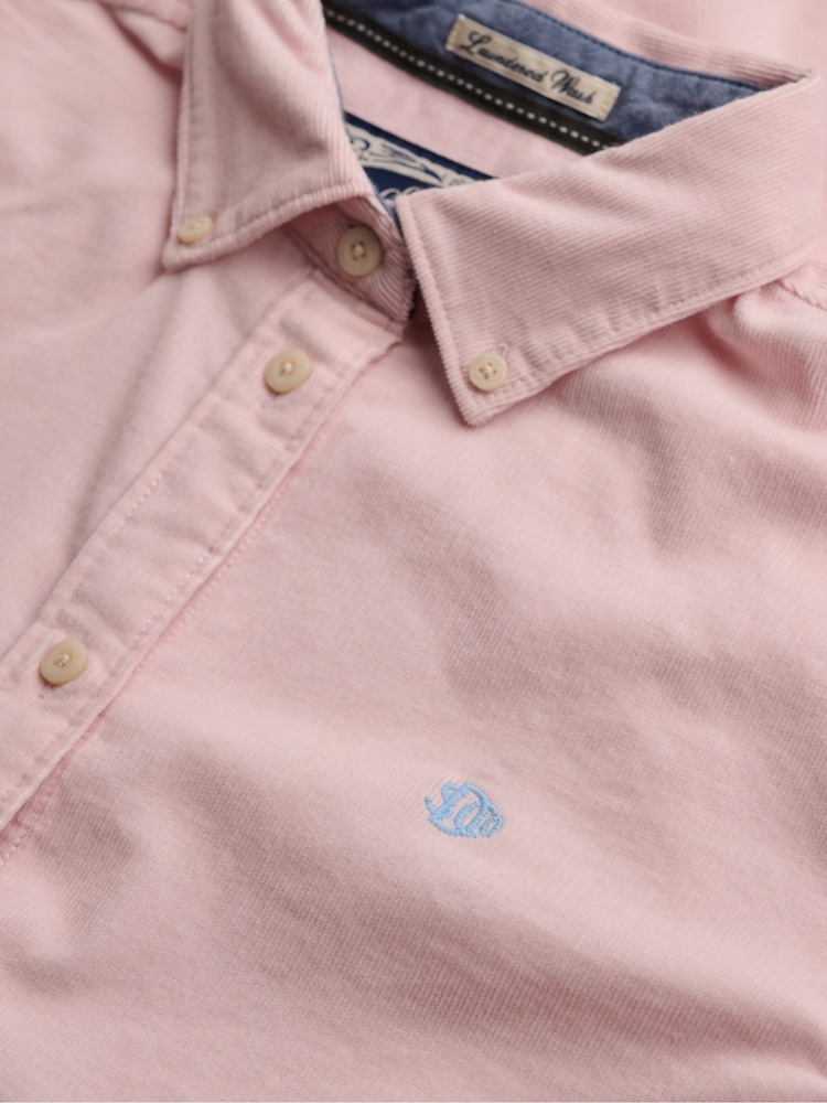 Superdry Pink Needle Cord Long Sleeve Shirt - Image 2 of 2