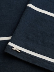 Superdry Blue Ath Off Shoulder Pattern Top - Image 7 of 7