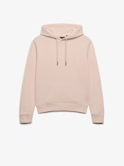 Superdry Pink Signature Emb Hoodie - Image 1 of 3