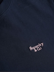 ブルー - Superdry Signature 刺繍Tシャツ - 画像 7 / 7