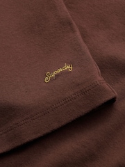 Καφετί - Superdry Athletic Essential Κοντομάνικο μπλουζάκι - Εικόνα 2 από 2